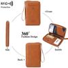 2024 RFID Travel Passport Holder & Ticket Organizer - Multifunctional Zipper Document Bag