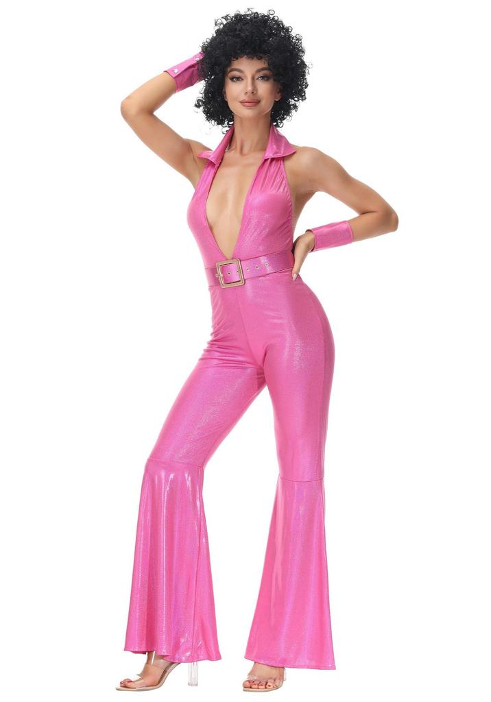 Hippie Halloween Costume - Retro 70s Masquerade Disco Outfit