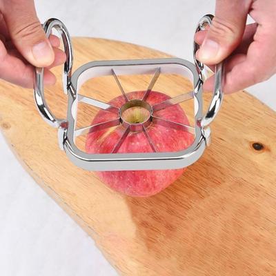 Нож для фруктов и овощей из нержавеющей стали с вырезанием сердцевины и сменными лезвиями для картофеля фри