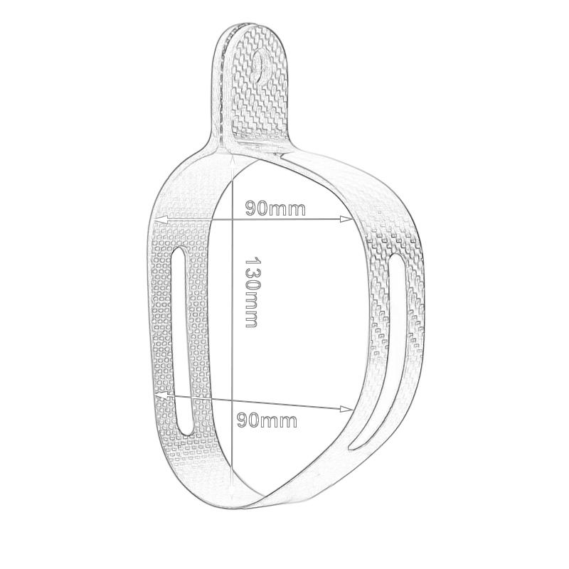 R77 Exhaust Muffler Carbon Fiber Clamp For Yoshimura Escape Bracket Fixed Ring Fixture Steel 130mm*90mm*90mm