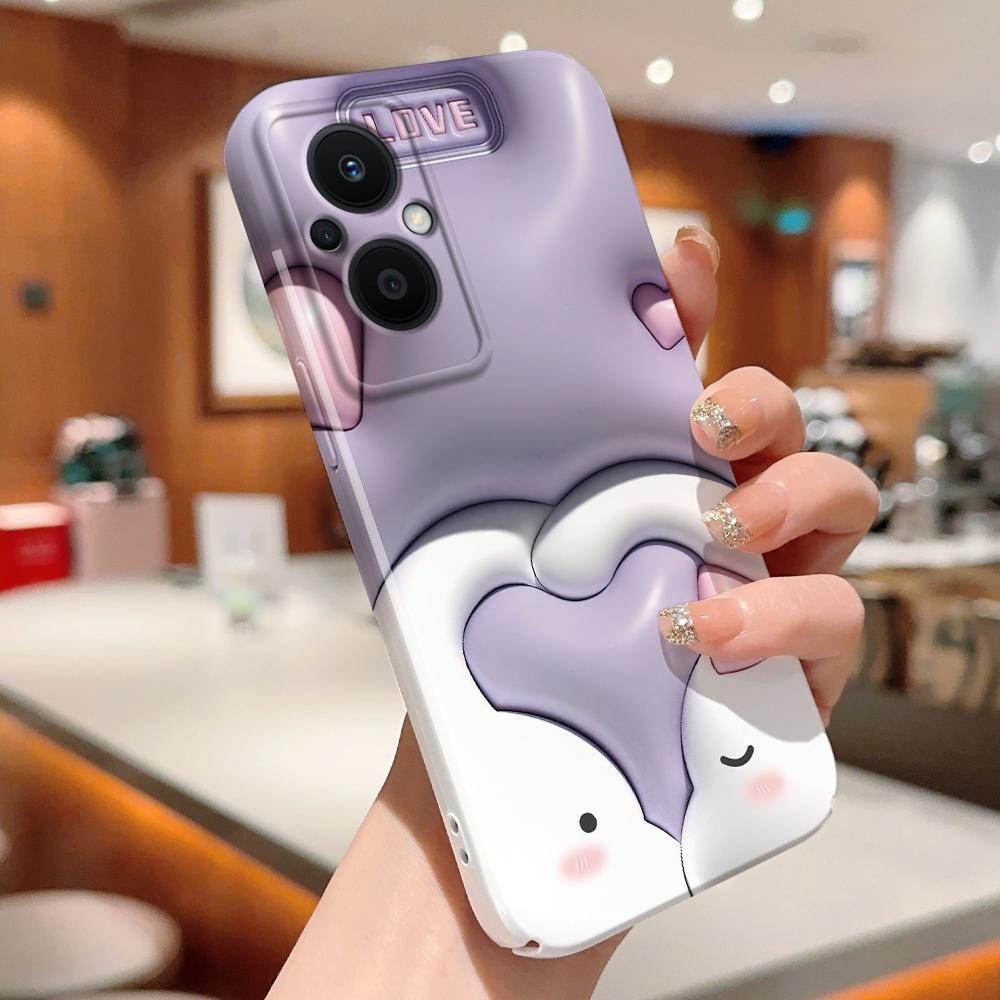 Все включено Пленка Чехол для телефона Мультяшный Модный дизайн Жесткий Чехол Полная защита Защита камеры для OPPO A60 A96 Reno12 Realme C53 C75