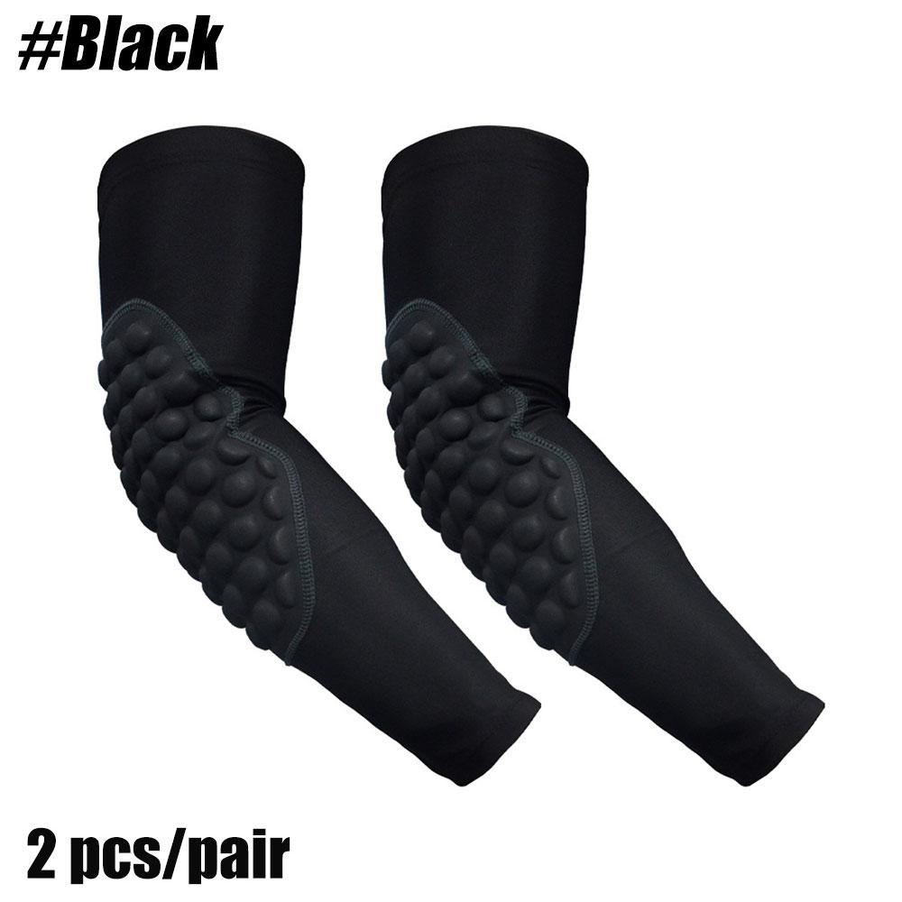 Спортивные нарукавники Компрессионные налокотники для спортзала Баскетбольные налокотники Защита рук для волейбола и футбола Подходит для взрослых, подростков и детей