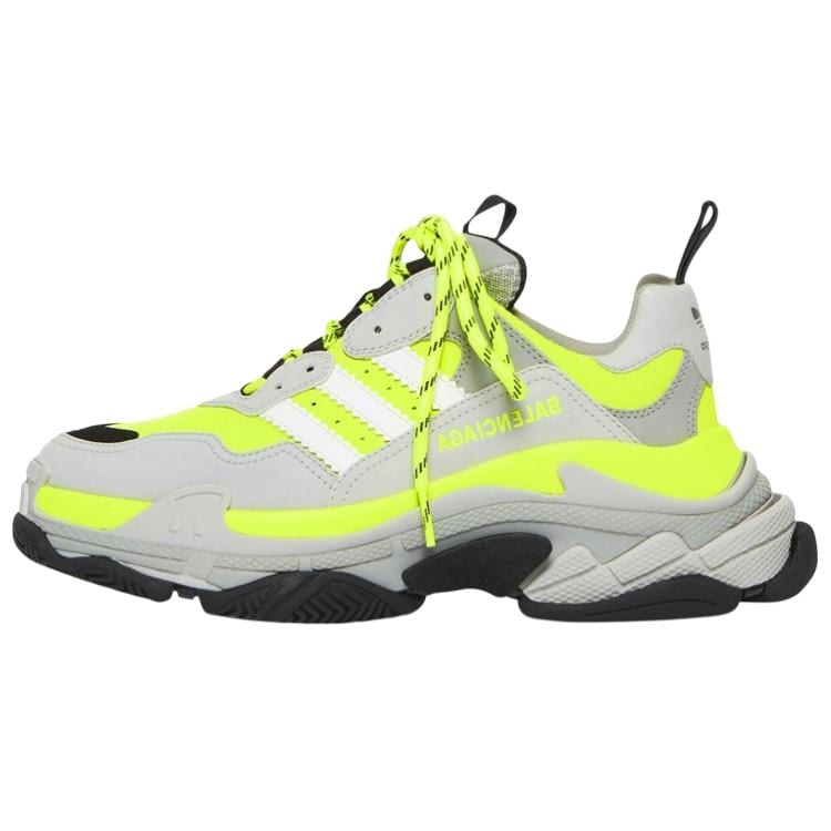 Balenciaga X Adidas Triple S Флуоресцентный Желтый 712821W2ZB57512