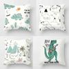 Office Dinosaur Sofa Pillowcase Cushion Cover Pillowcase Cushion Cover Sofa Bed Home Decoration Living Room Car