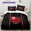 CR Flamengo Pattern Bedding Quilt Set  Home Decoration  Gift (1 * duvet cover + 2 * pillowcase  without core)