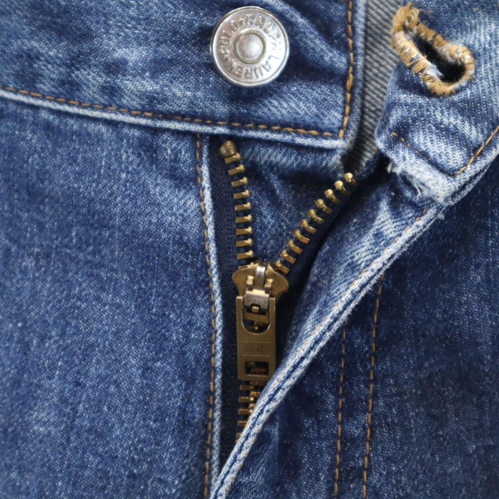 RALPH LAUREN COUNTRY Джинсы-полокан из денима 9 Синие джинсы Женские Б/у