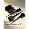 4-Piece Hair Dye Brush and Bowl Set - Salon-Grade Hair Dye Comb and Styling Brush, Stain-Resistant and Easy to Clean |   All-In-One Hair Dye Kit,