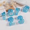 Форма для цифр от 0 до 9 Силиконовая форма Формы для эпоксидной смолы для DIY Рукоделия Свадебные Украшения Ожерелье Подвеска Декорации