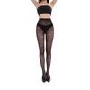 Halloween 2024 Black & White Rose Cross One-Piece Pantyhose - European & American Style
