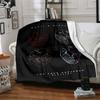 1pc Blanket - Devil's Night Print Design,Lightweight Blanket for Sofa,Bed- Soft &Warm,Gift for All Seasons
