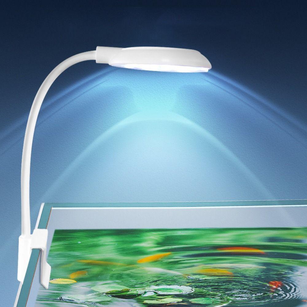5W LED Aquarium Light Plastic Aquatic Plant Lighting Practical Fish Tank Plants Grow Light Home
