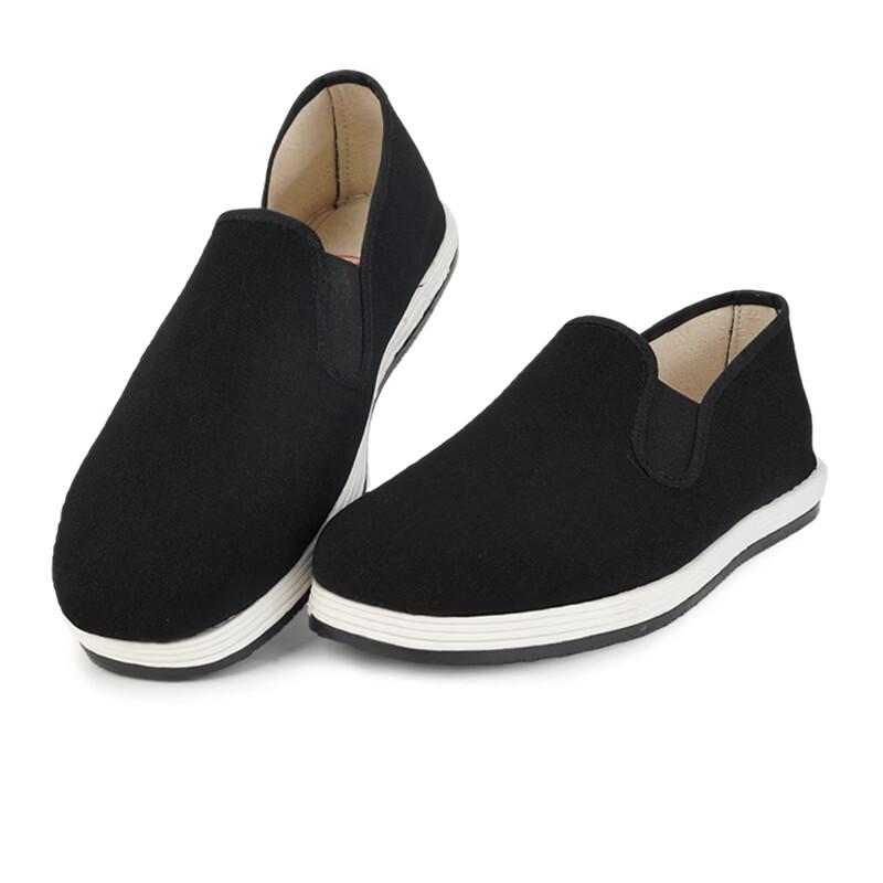 Yimeng Red Sister [Triple Protection + Honeysuckle Four-Layer Cushioning] Yimeng Red Sister Handmade Thousand-Layer Sole Cloth Shoes Black 43