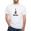 CafePress Я люблю Аниме Белая Футболка Мужская 100% Хлопок, Классическая Белая Футболка с Графикой
