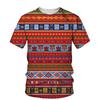 African Danshiki T-Shirts Ethnic Style Patchwork 3D Print Boys Girls Children Fashion Oversized T Shirt Kids Tees Tops Clothing
