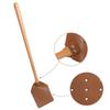 PU Leather Fly Swatter With Long Wood Handle Sturdy Durable Flyswatter For Indoor And Outdoor Pests Control Rustic Swatter