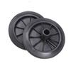 Rubbish Bin Axle Wheel Iron Axle-and-Wheel Trash Can Wheels Replacement Kit Trash Can Pulley Wheels Heavy Duty Home Utility