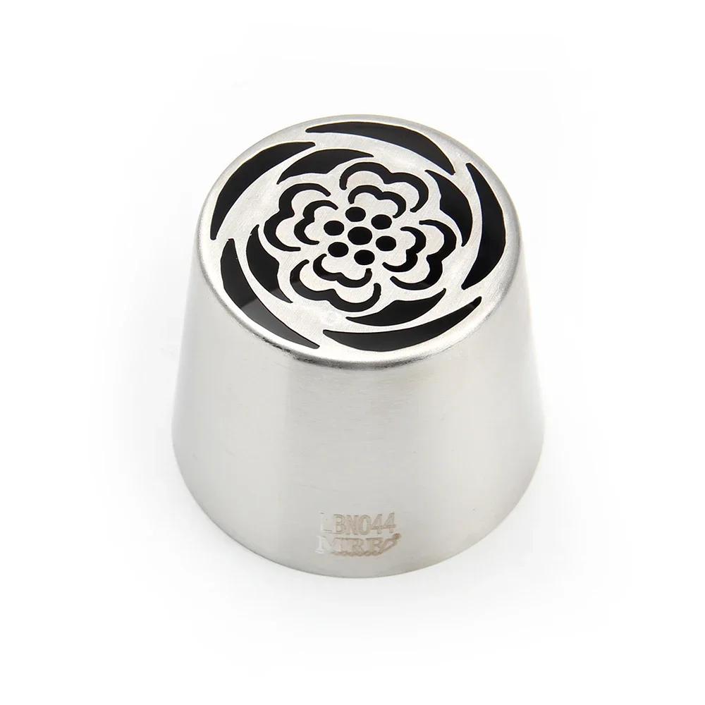 Нержавеющая сталь Цветок Выдавливание Рот Бытовая Выпечка Инструменты Креативный Кончик Глазури Кондитерские Трубки Насадка Кухонные Гаджеты Аксессуары