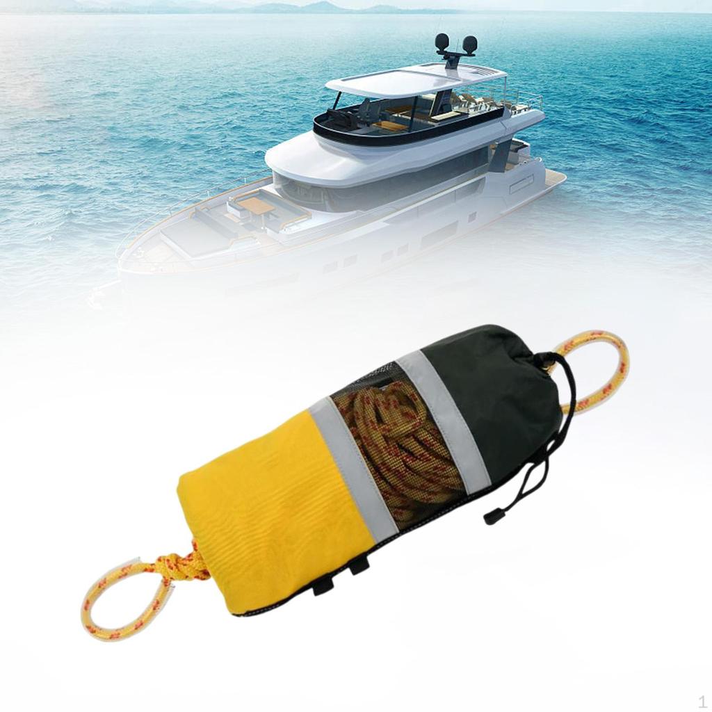 Сумка с веревкой — необходимое спасательное снаряжение для катания на лодке
