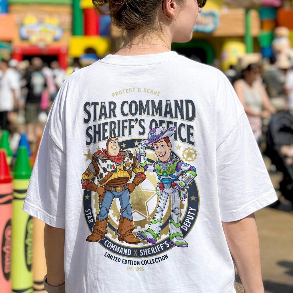 Toy Story Buzz Lightyear Woody Shirt, Disney World Pixar Toy Story Land Tee, Hollywood Studios Orlando Family Vacation Shirt