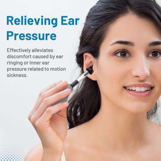 Silicone Ear Pressure Device for Tension Relief Headache Reduction Inner Ear Massage Tool Release Pressure Activate Nerves Portable Relaxation
