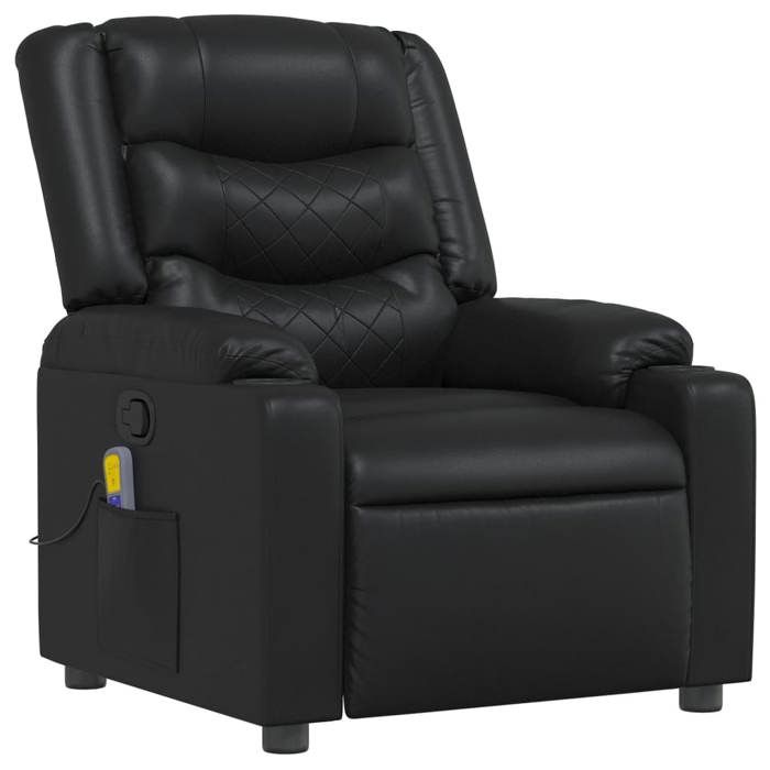 VidaXL Reclining Massage Armchair, Chair with Footrest, Seat with Backrest and Armrests Living Room, Modern, 374123