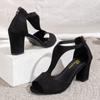 Мода 2024 Лето Новые Босоножки Женские Туфли На Высоком Каблуке Новая Женская Мода Квадратная Голова Сексуальное Платье Свадебные Туфли-лодочки Slingback Mujer Zapatillas