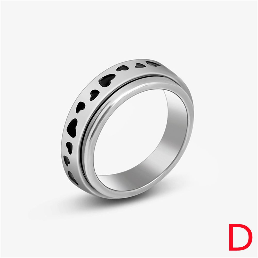 Антистрессовый байкерский спиннер из нержавеющей стали, вращающиеся тревожные кольца в стиле панк, кольца для спиннеров