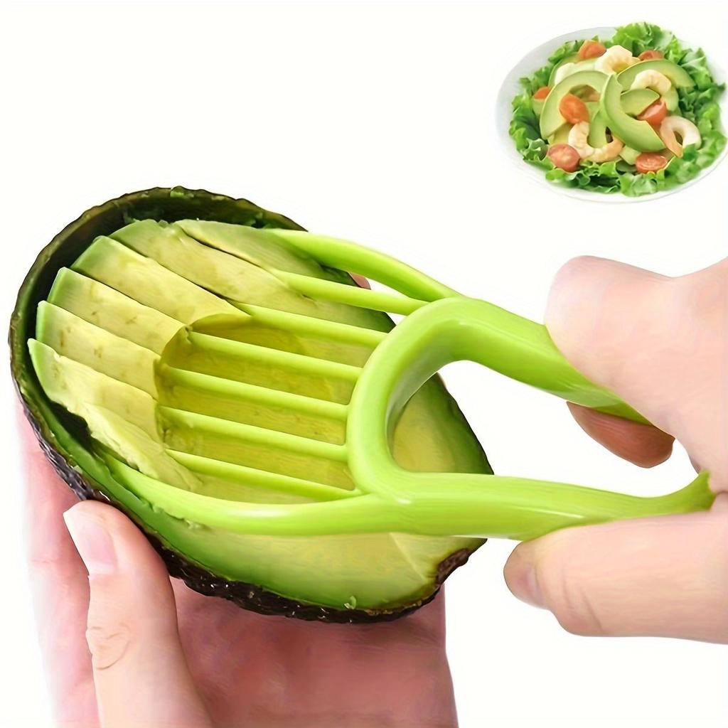1 шт. Удалятор косточек и слайсер для авокадо - 2-в-1, прочный нож с прямым лезвием, пластиковый разделитель фруктов для авокадо Хасс