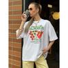 Western Style New Fashion Casual Loose Round Neck Print Short Sleeve T-shirt Top Printed T-shirt Top