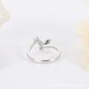 Кольцо-бабочка, модное корейское, креативное, размер регулируется, дизайн меньшинства с цирконием, женское открытое кольцо