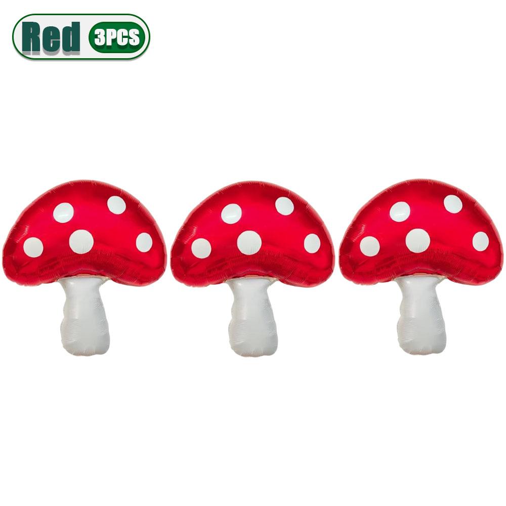 31x21 дюйм Фольгированные шары в виде грибов Большие Тема леса Вечеринка по случаю дня рождения Рождественское украшение Надувные шары-грибы Принадлежности