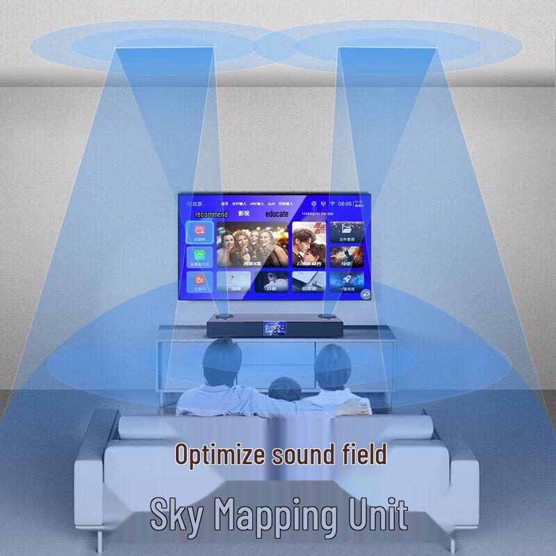 SANSUI DV-91F 5.1 Channel Home Theater Karaoke Sound System