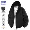 ROMON Men's Business Casual Hooded Jacket