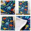 Kids Dinosaur Blanket Blanket Boys Flannel Dinosaur Blanket Easter Halloween Gift