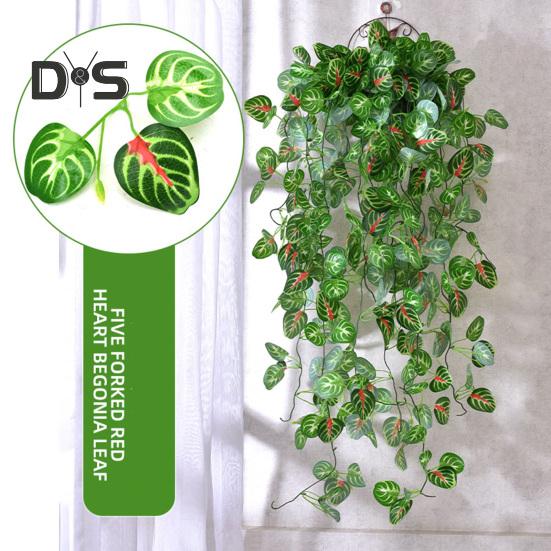 1 букет, яркое искусственное растение без полива, уникальное 5 вилок, имитация зеленого растения Scindapsus Cirrus