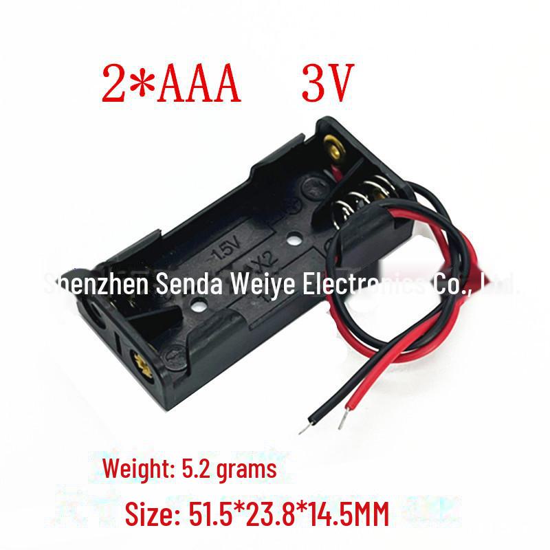 Батарейный отсек типа AAA с крышкой, переключателем и штифтом — вмещает 1/2/3/4/6/8 батареек, расположенных рядом.