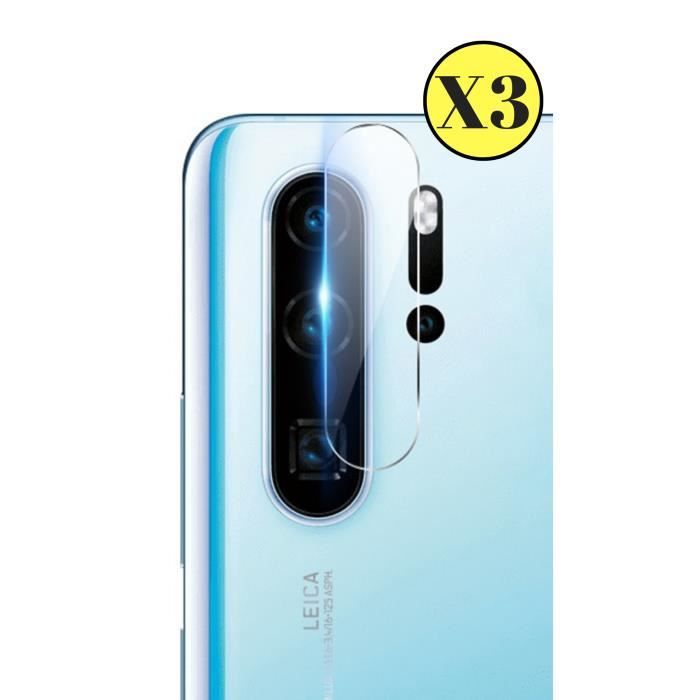 Film Protecteur - PHONILLICO - Huawei P30 PRO - Lot de 3 - Verre Trempé Souple - Protection Caméra Arrière