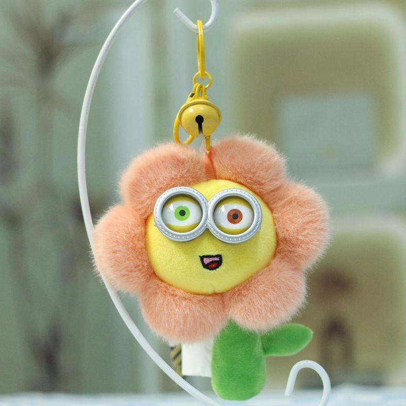 Очаровательная плюшевая игрушка-брелок Миньон, идеально подходящая для поклонников Гадкого Я, в красочных стилях