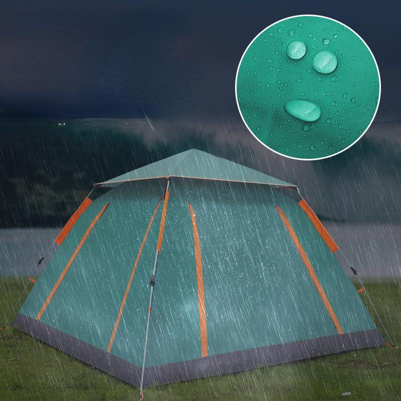 4-6 Person Outdoor Automatic Quick Open Tent Rainfly Waterproof Camping Tent Family Outdoor Instant Setup Tent with Carring Bag