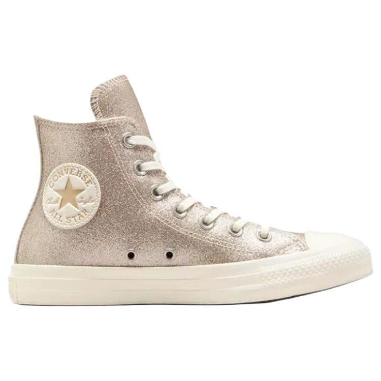 Converse Canvas High top Skateboard Shoes Women's Silver White A07950C