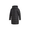 Womens Mid Down Coat Outdoor Windproof Hooded Long Sleeve Jacket Women Coats Black GE9991