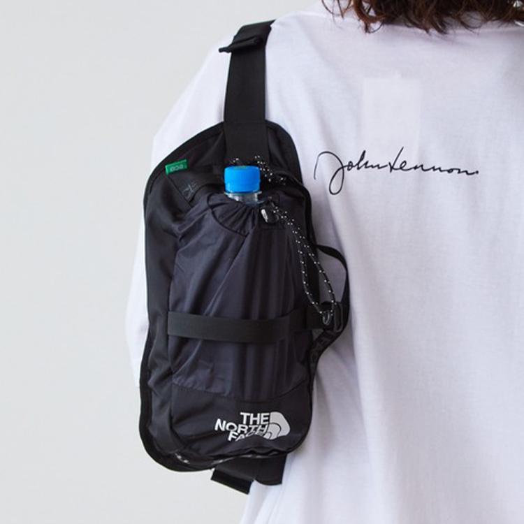 The North Face Логотип Нейлоновая поясная сумка Regular Унисекс Пара Унисекс поясная сумка Черный NN2HP01A