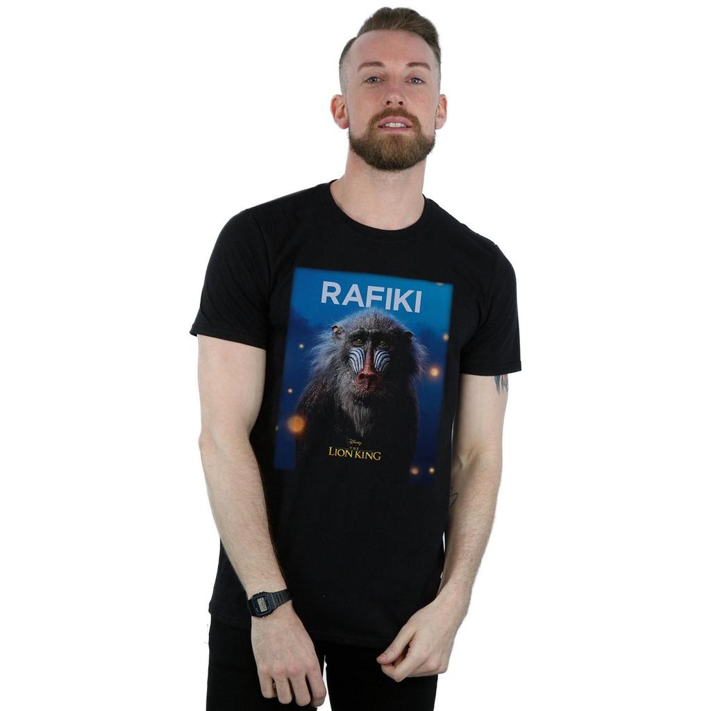 Disney Mens The Lion King Movie Rafiki Poster T-Shirt