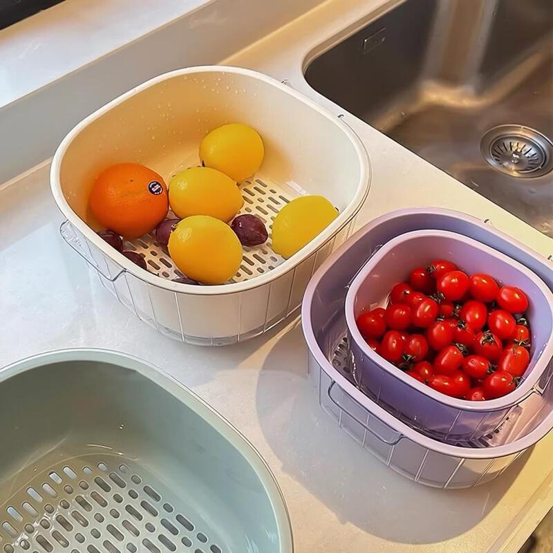 Double-Layer Kitchen Drain Basket