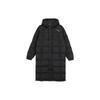Printed Hooded Casual Long Down Jacket Men Outerwear Black 674277-01