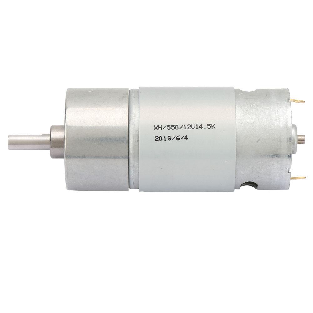 Full Copper Coil Speed Reduction Large Torsion Wattage Reduction DC Gear Motor(19 380RPM)