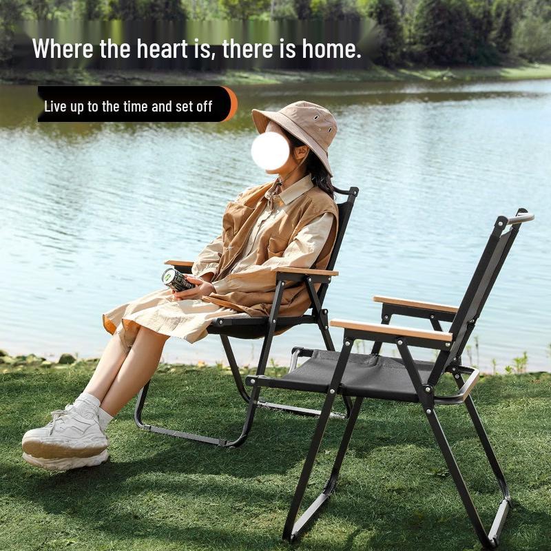ZISIZ Portable Outdoor Folding Camping Chair