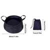 Waterproof Portable Wash Basin Collapsible Foldable Washbasin Basket Folding Water  Basin  Fishing