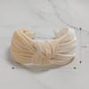 Lara Velvet Knot Wide Headband Ivory Lalah449