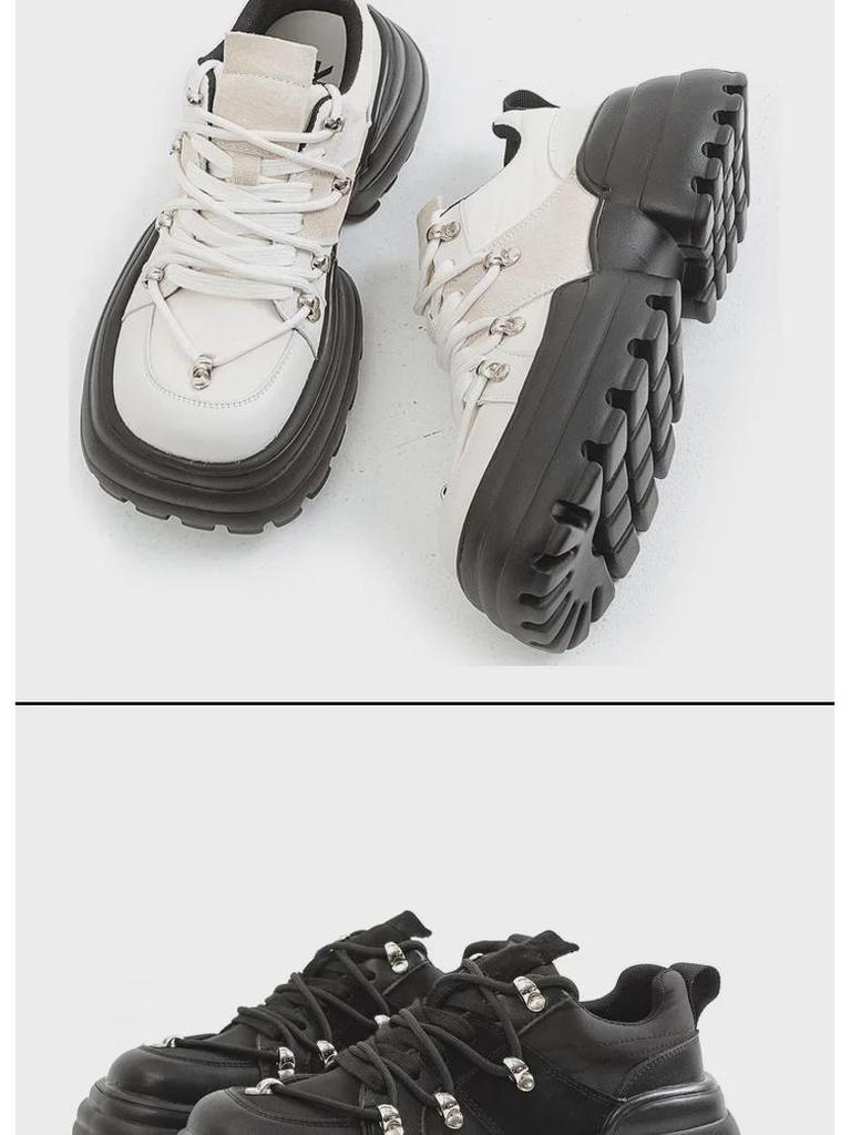 Женские кеды с квадратным носком 2024 года — Love Design, повседневные нишевые спортивные туфли для папы с толстой подошвой на весну и осень